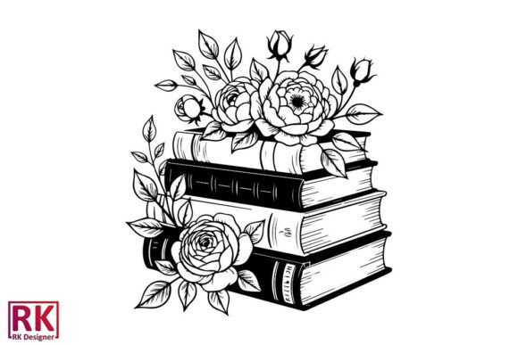 Book Flowers Svg: A Charming Graphic for Local Crafts