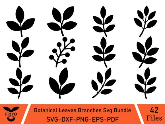 Botanical Leaves Branches Svg: A Versatile Graphics Craft