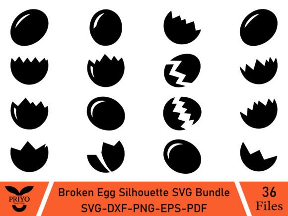 Broken Egg Silhouette SVG: A Versatile Graphics Craft