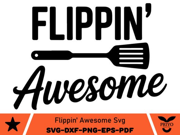 Flippin Awesome SVG: A Versatile Graphic for Local Crafts