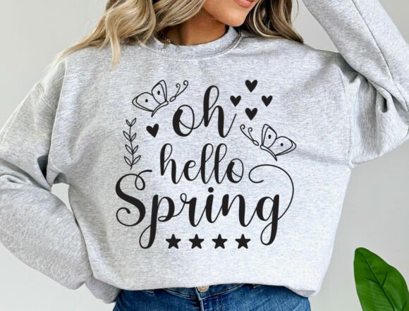 Oh Hello Spring SVG PNG: A Fresh Graphics Asset for Crafts