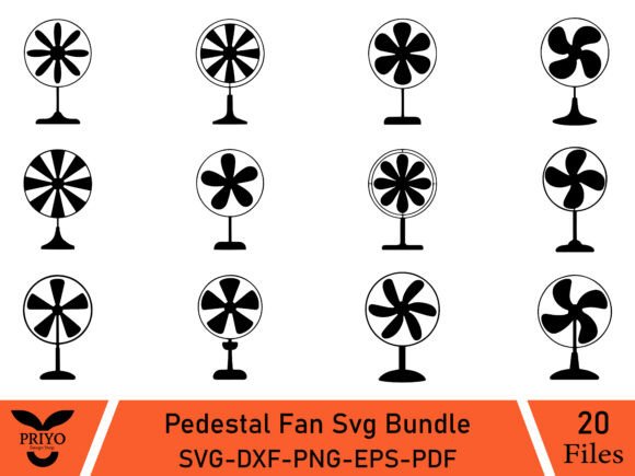 Pedestal Fan Svg Bundle: A Versatile Graphics Asset for Crafts