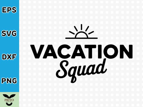 Vacation Squad SVG: A Versatile Graphics Asset for Crafts