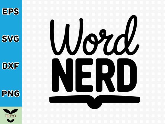 Word Nerd SVG: A Versatile Graphics Asset for Crafters
